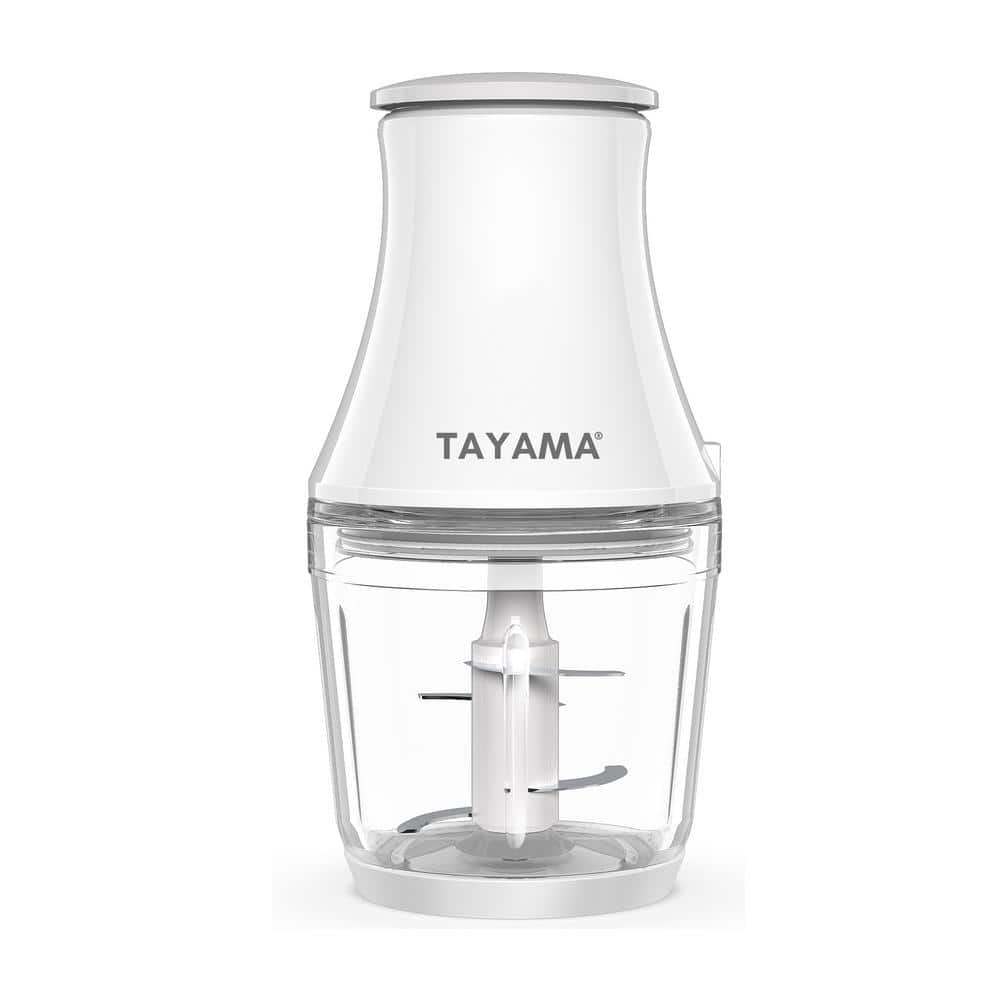 2.5-Cup White Mini Chopper 4-Layer Blade Food Processor