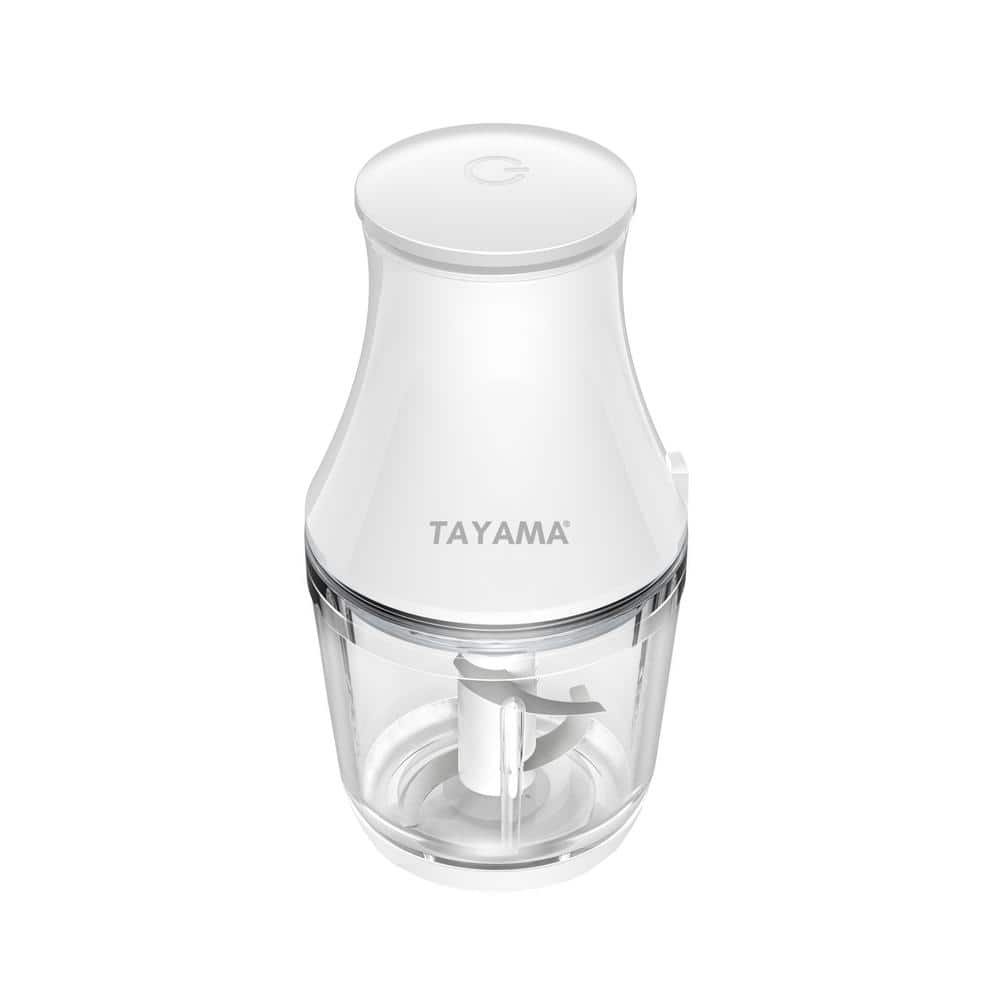 2.5-Cup White Mini Chopper 4-Layer Blade Food Processor